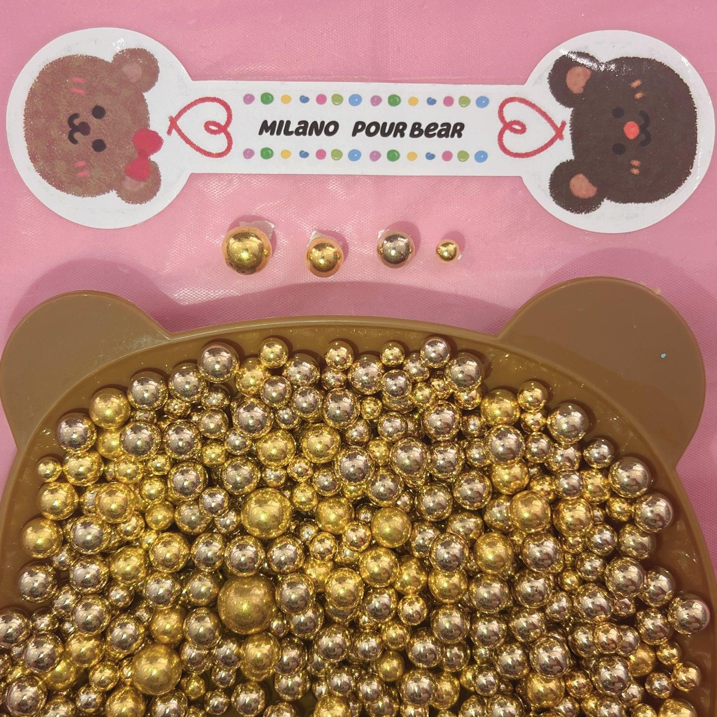 CHARMS Perle gold