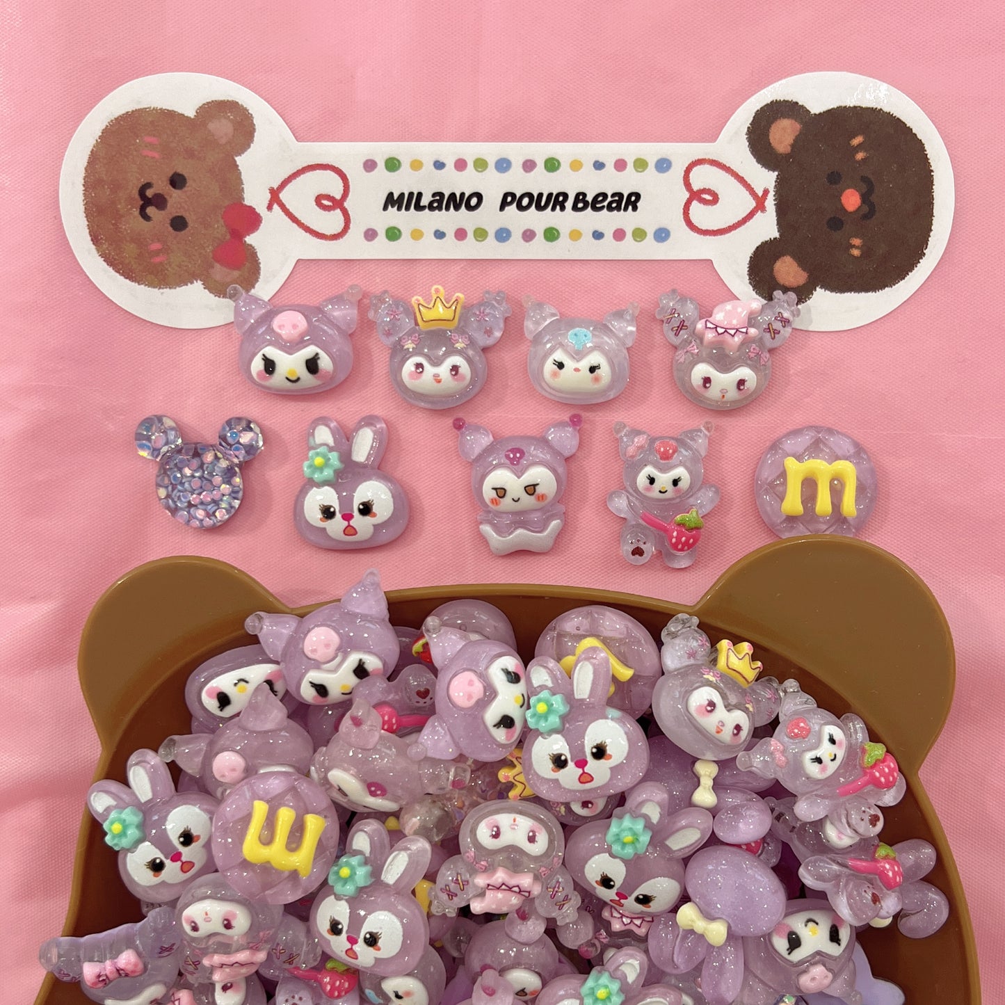 CHARMS clear purple special edition