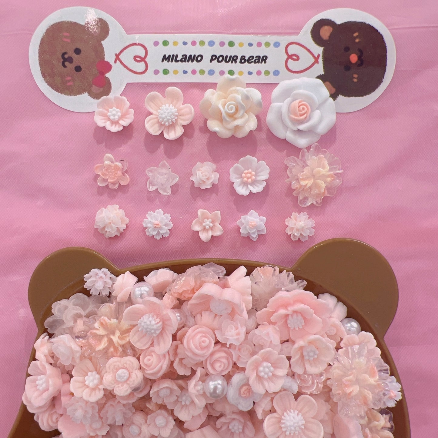 CHARMS fiori rosa