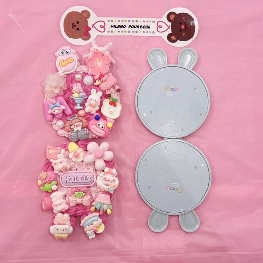 Specchietto tascabile richiudibile Personalizzabile con Cream Glue