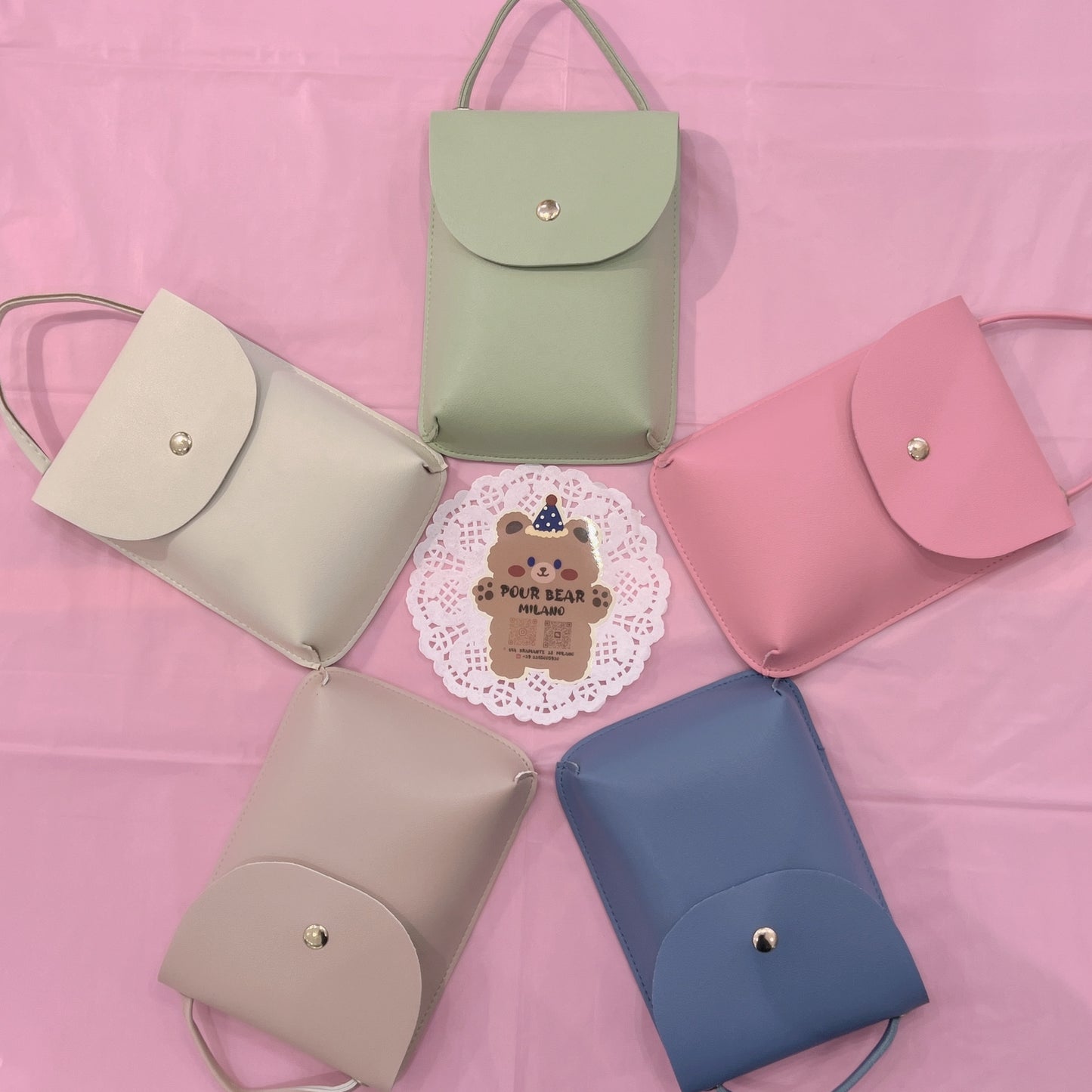 Borsa a tracolla Personalizzabile con Cream Glue
