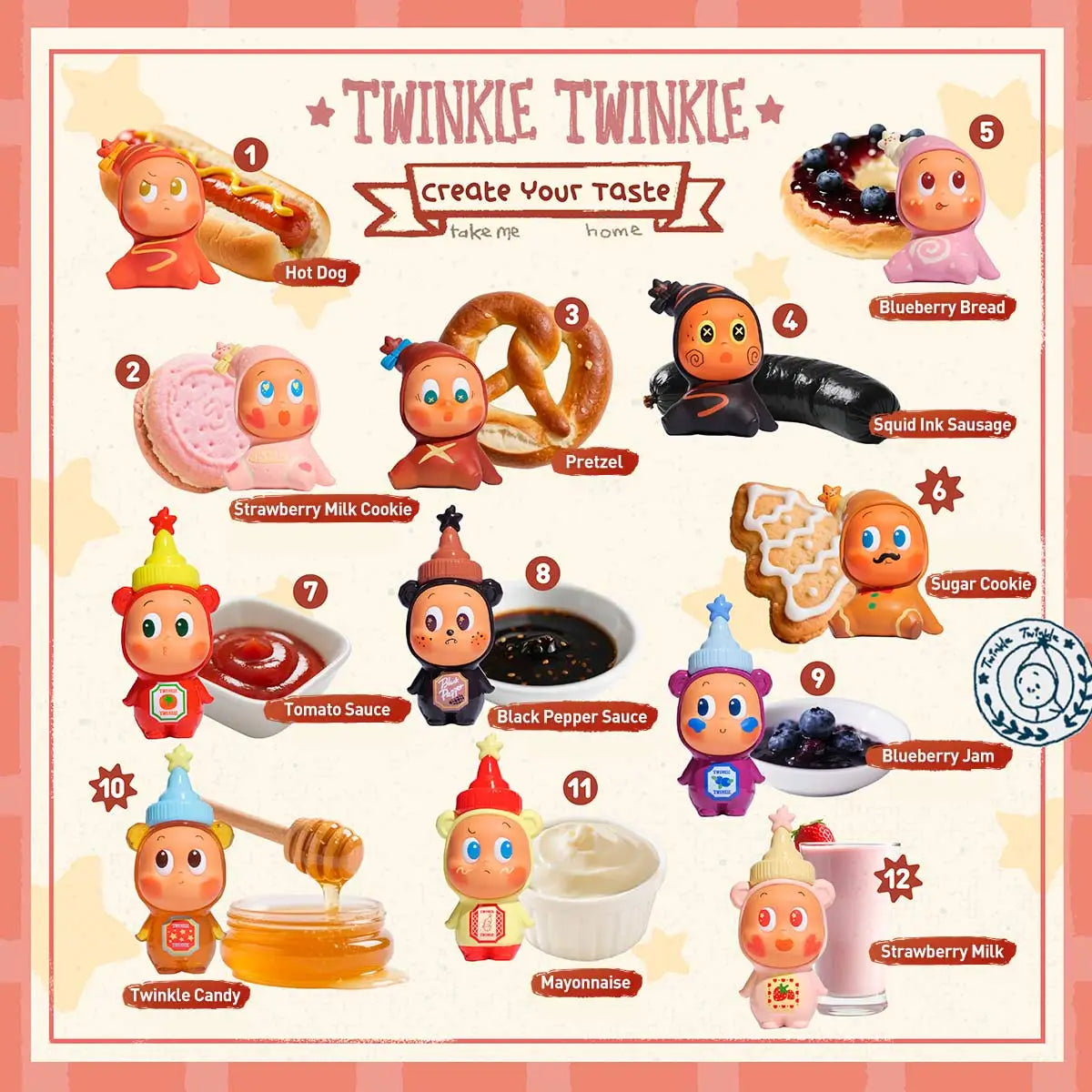 Twinkle Twinkle-Create Your Taste Series Figures
