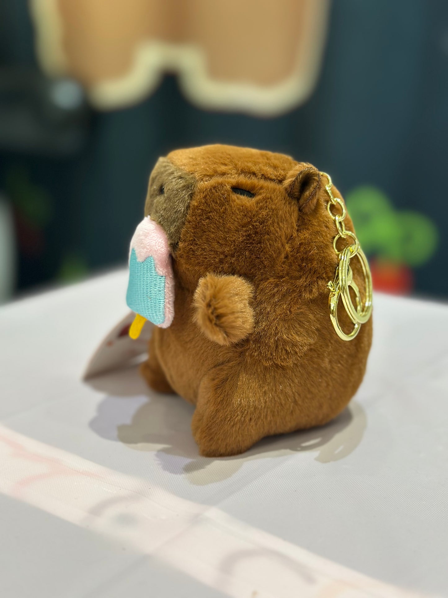 Portachiavi capibara ghiacciolo