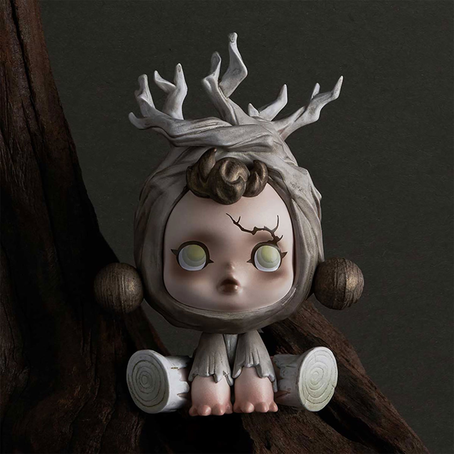 SKULLPANDA-The Ink Plum Bloossom Series