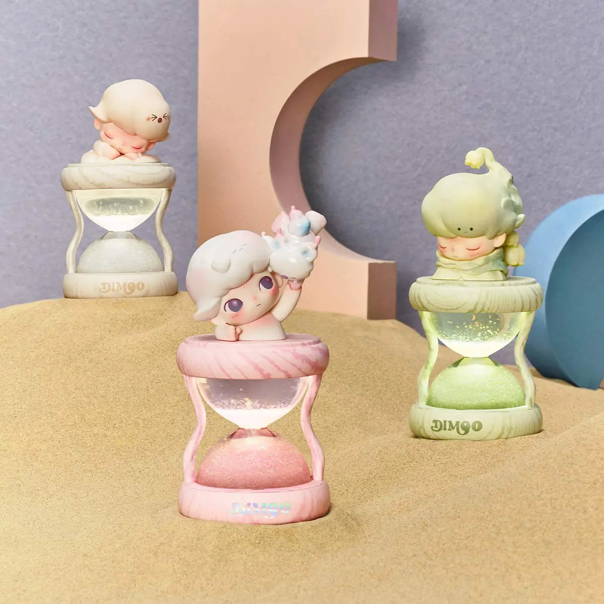 Dimoo-Glowing Hourglass Crystals Ball Series