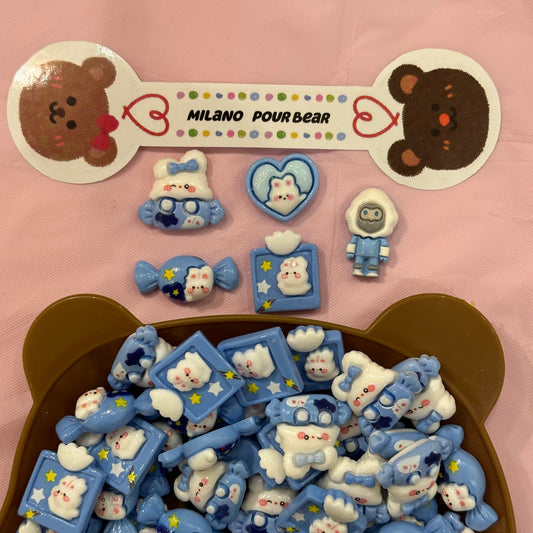 CHARMS Blue rabbit series
