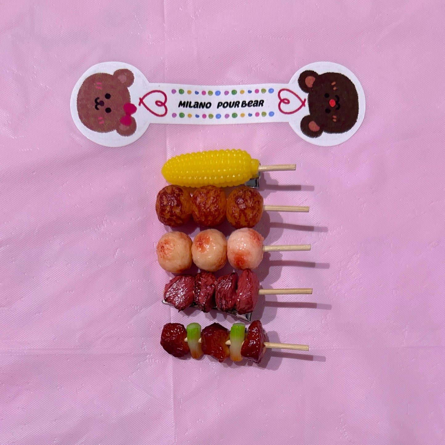 Hair Clips Food series