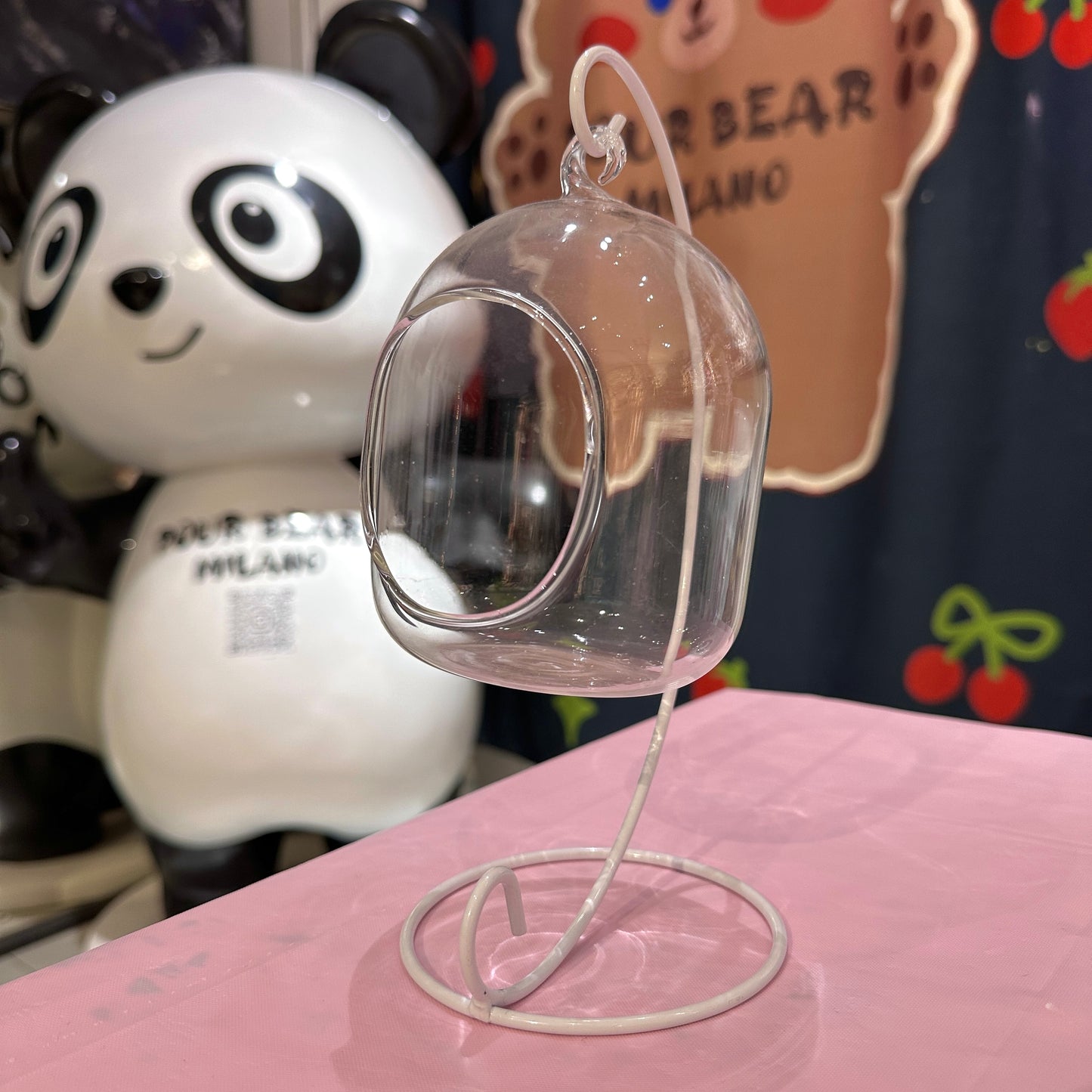 VASO Transparent Bottle with base