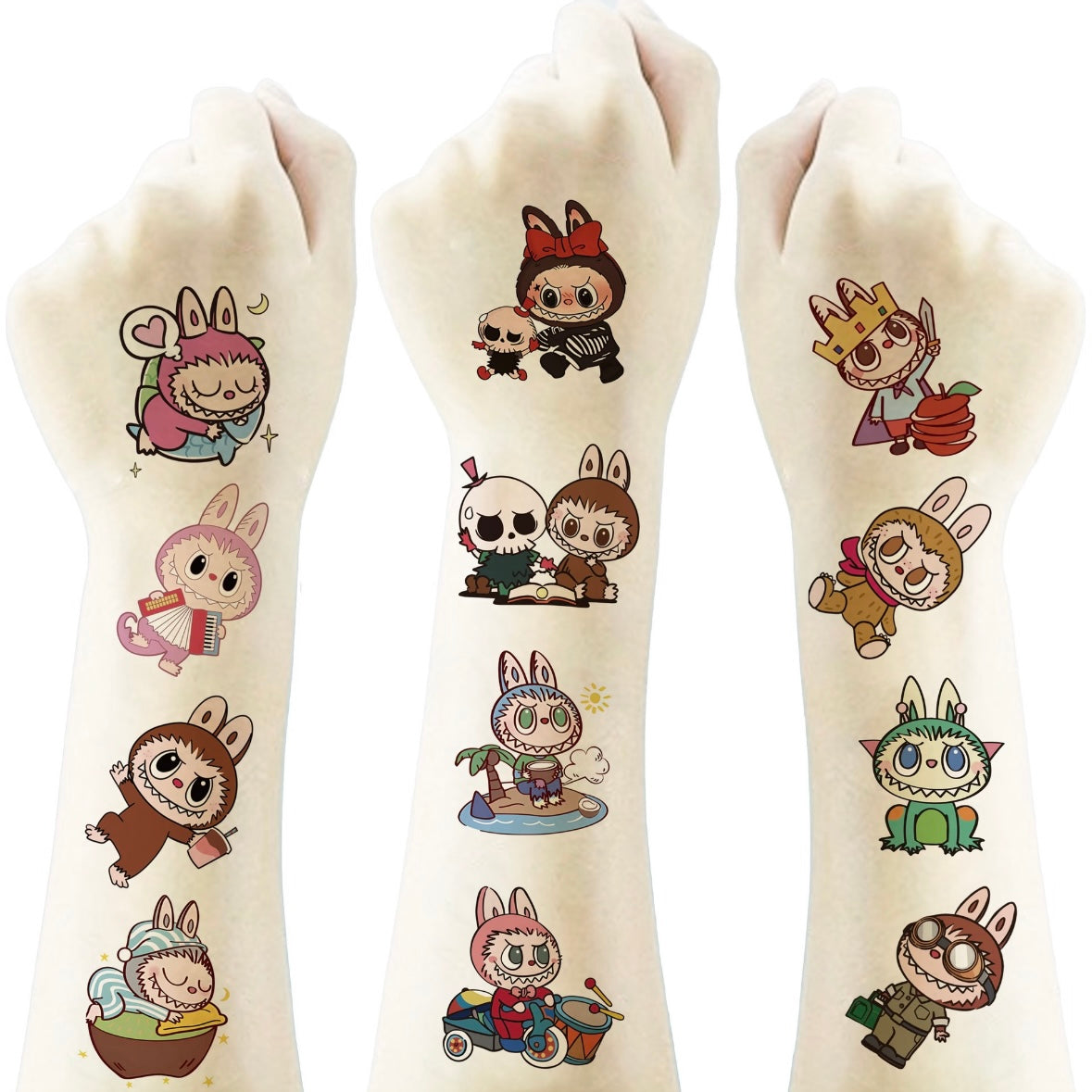 LABUBU tatuaggi finti