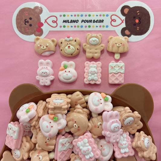 CHARMS Cookie Rabbit e Bear