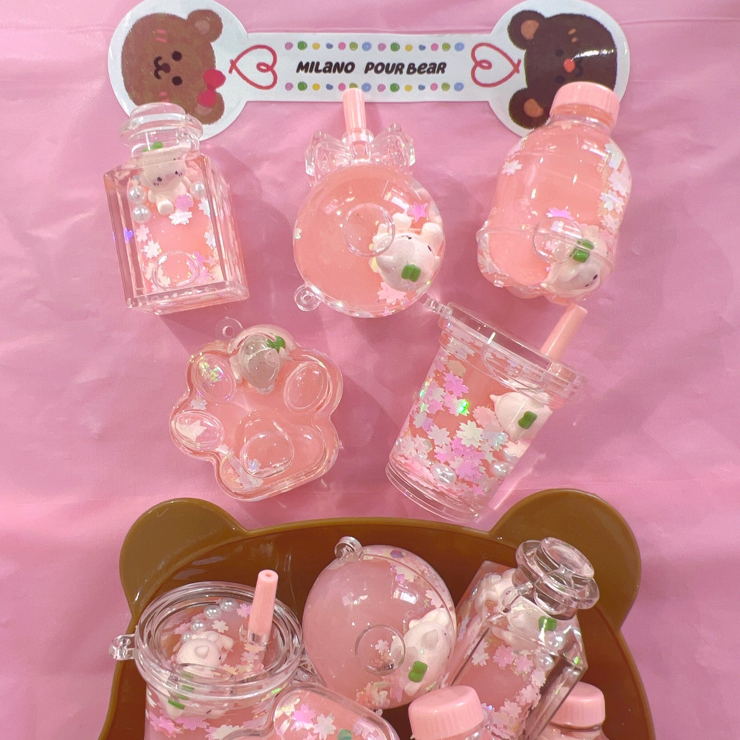 CHARMS Bottiglietta rosa
