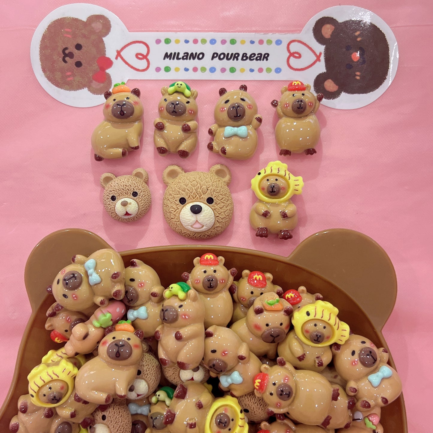 CHARMS Capybara & bear